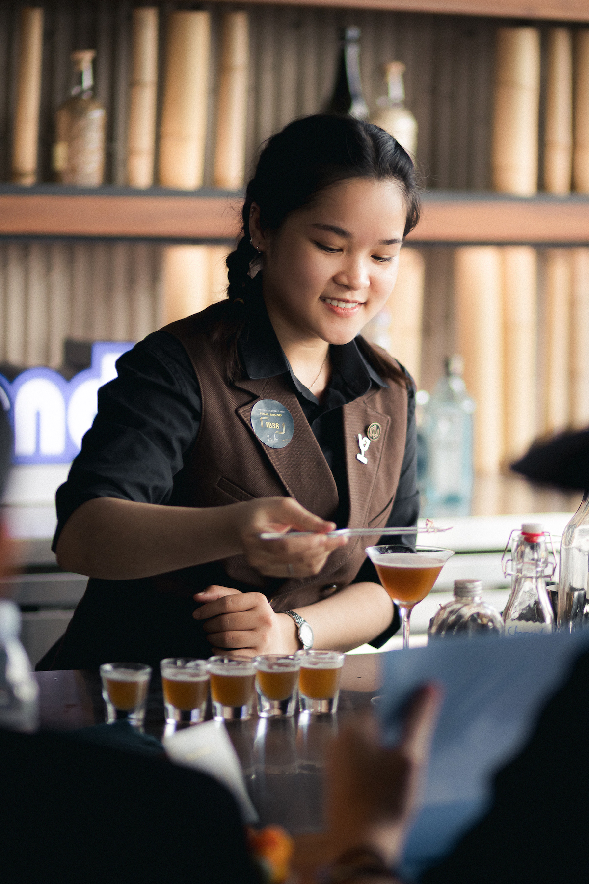 Duong Ho Phuong Uyen at I-Bartender