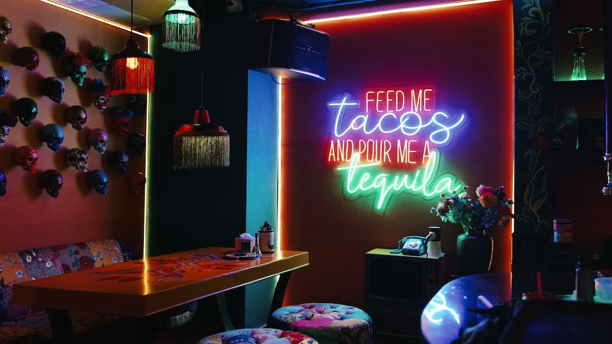 Taco Del Sol: Feed me tacos and pour me a tequila.