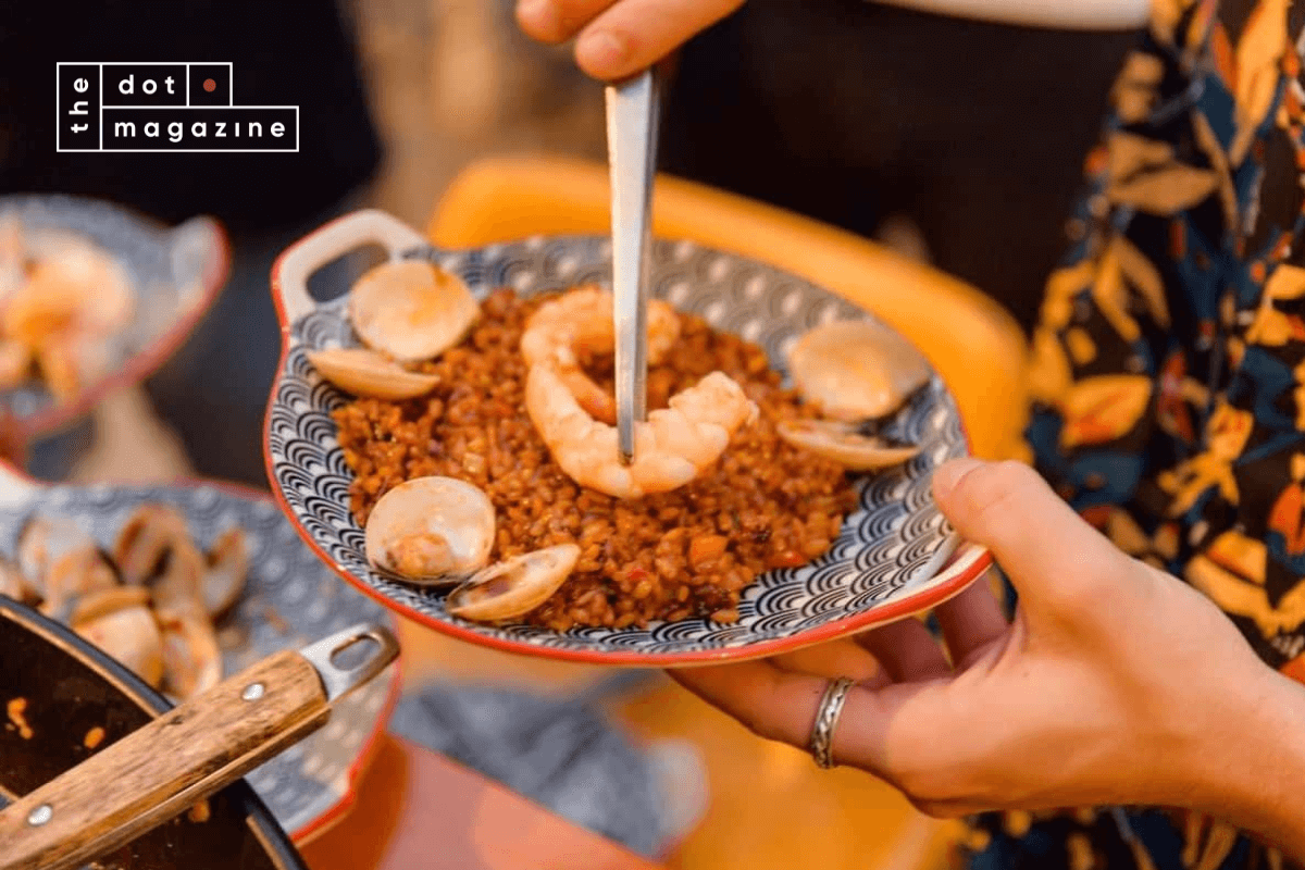 Paella Cup at Iberico Tapas Y Vino