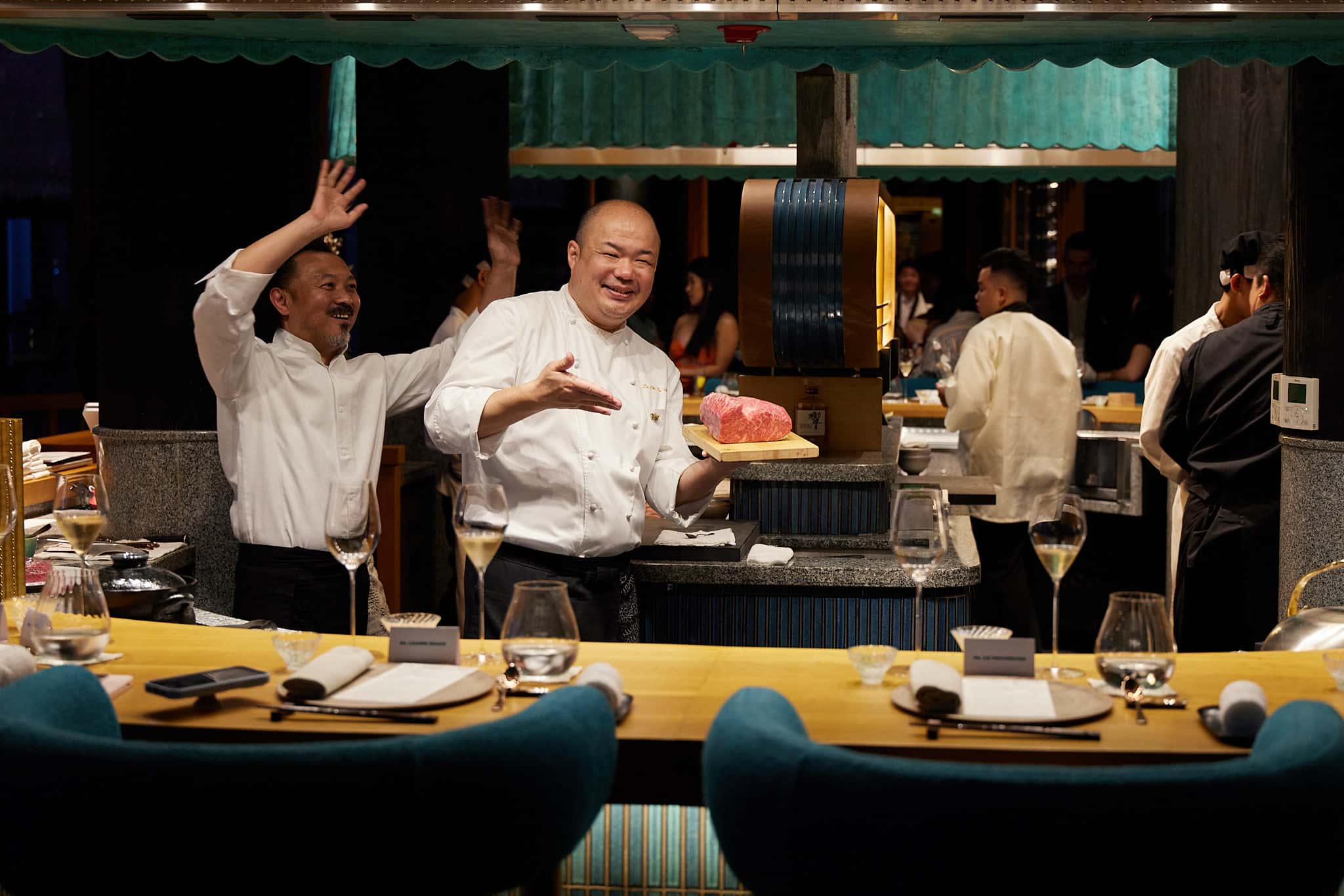 Chef Juinichi Yoshida at Tingara Japanese Restaurant in Danang.