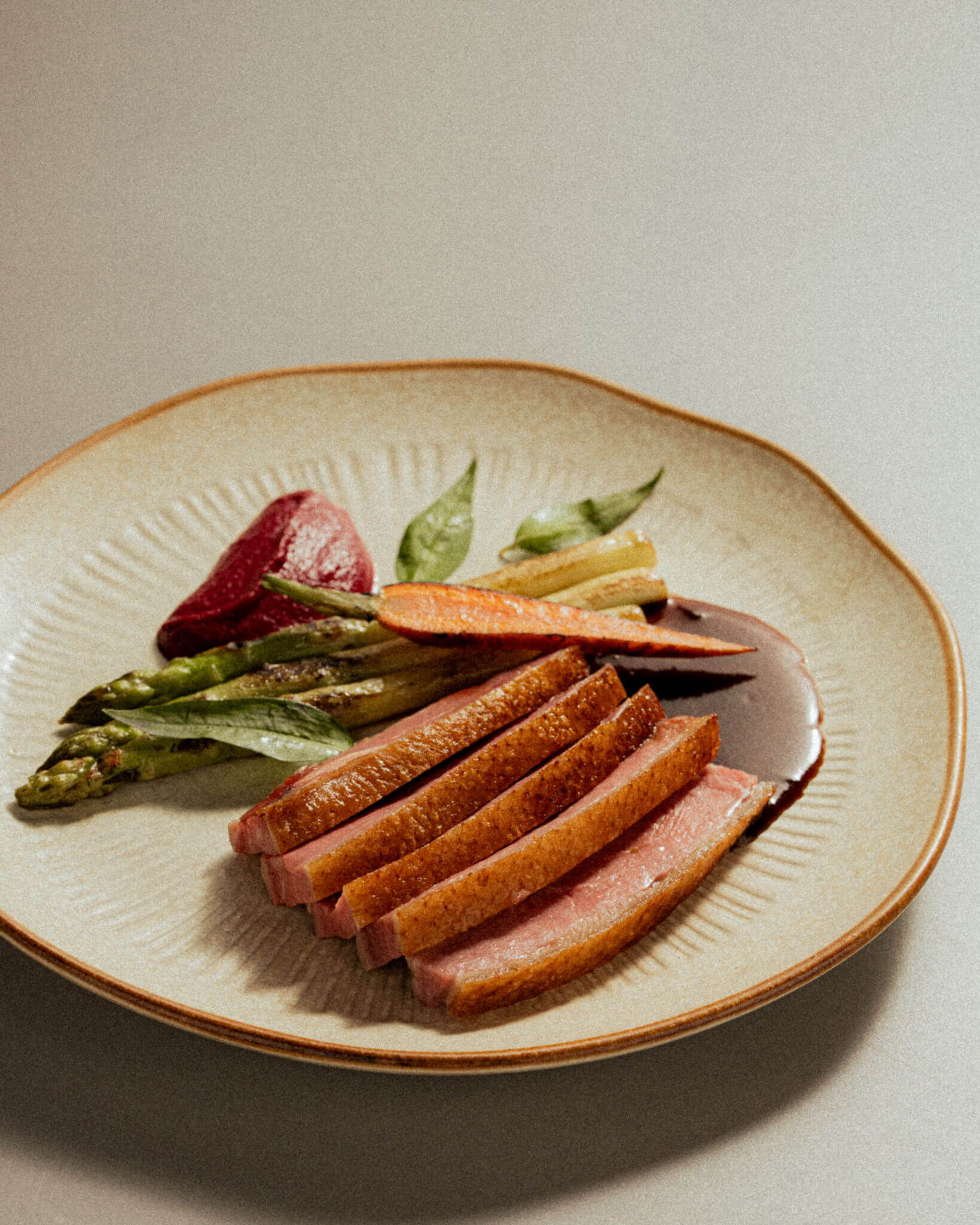 The Palm - Restaurant & Bar dry-aged duck.