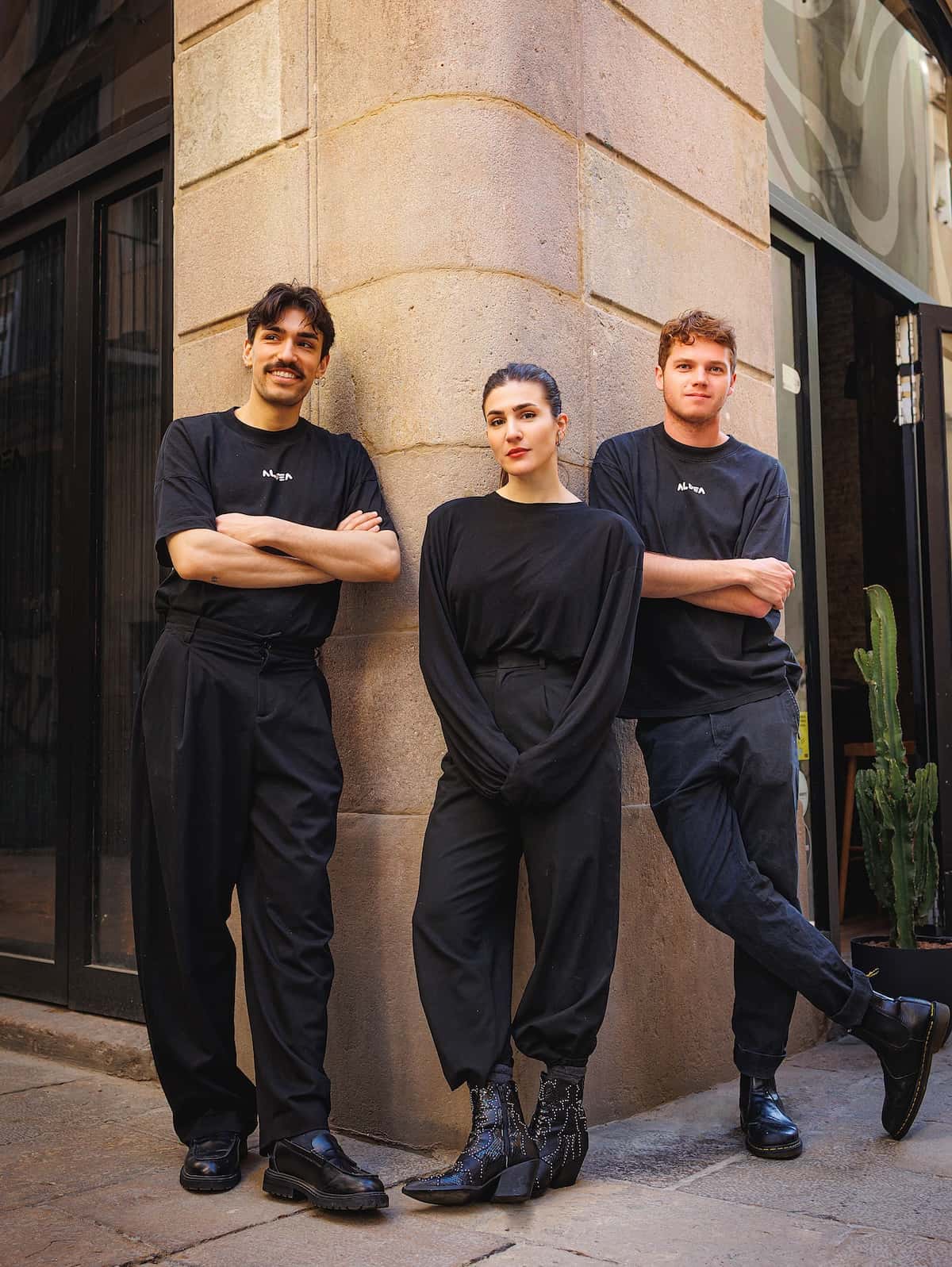 a group of people posing for a photo